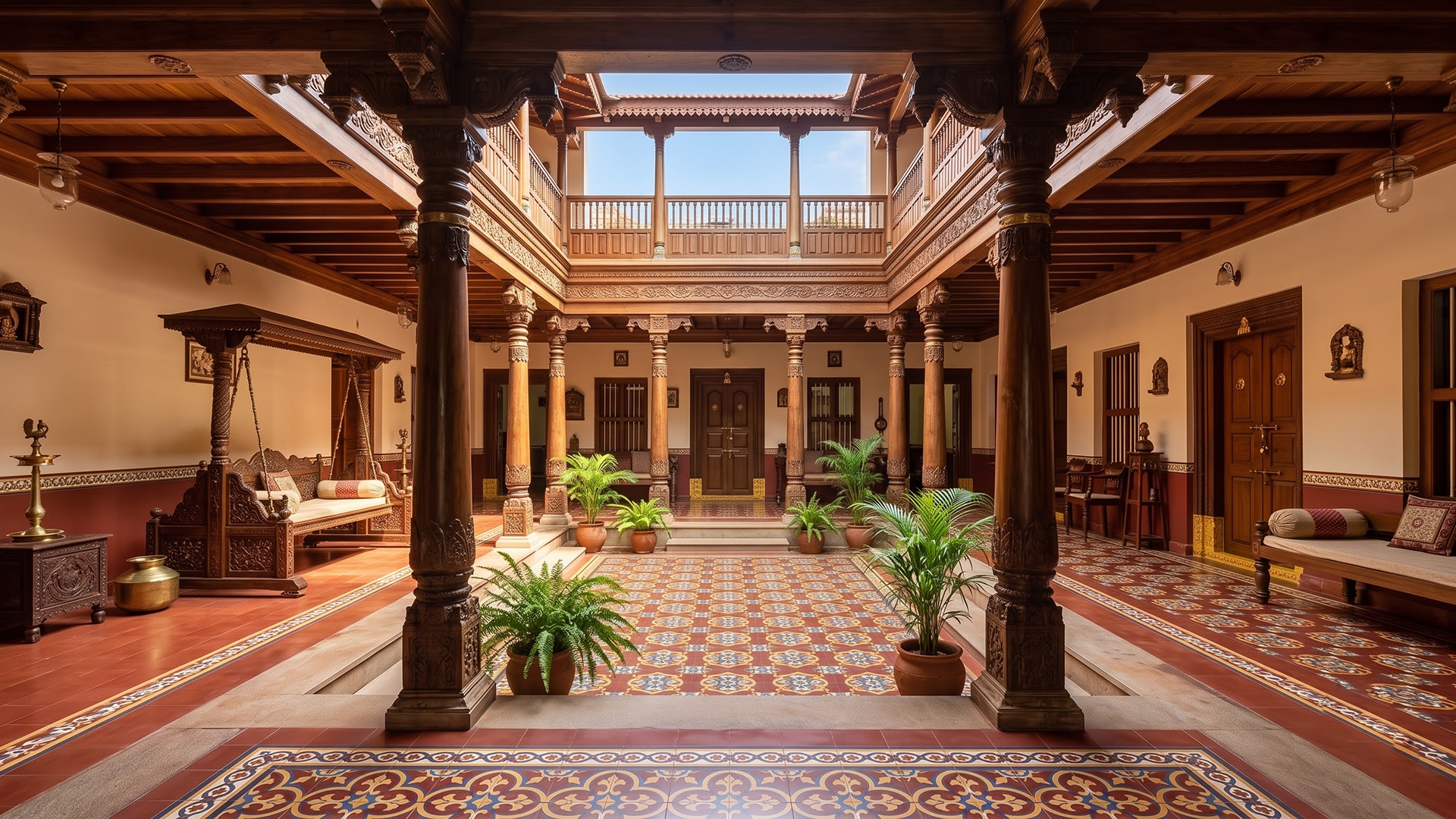 chettinad Style Home interior