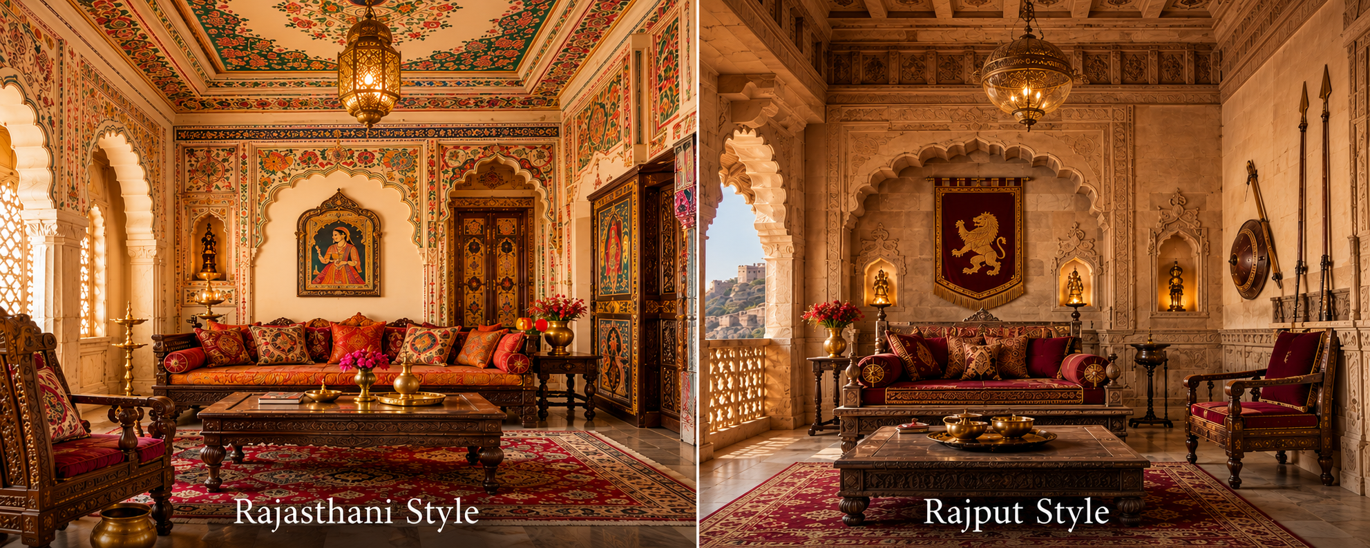 Rajasthani and Rajput Decor Traditions
